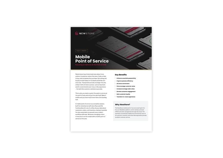 Mobile Point of Service Fact Sheet