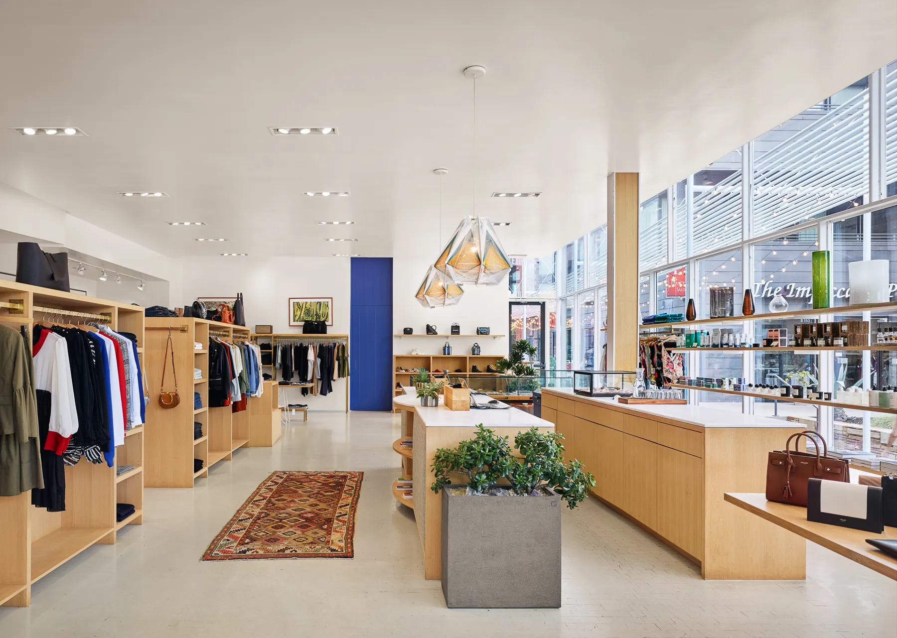 Associates working on a store floor